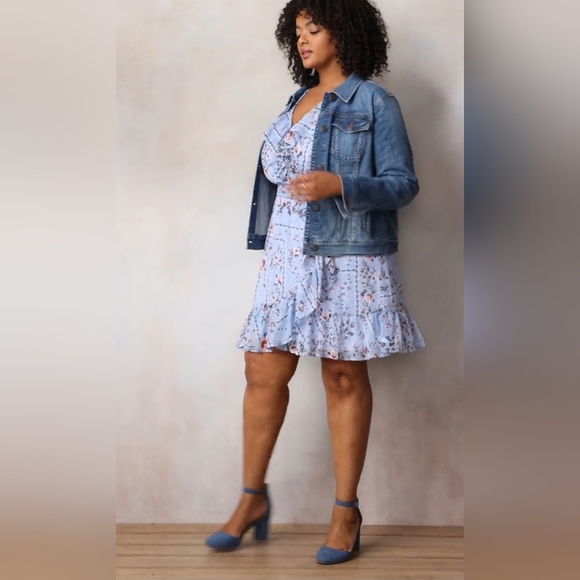 LC Lauren Conrad Floral Dress | Size 3X NWT - Picture 3 of 7